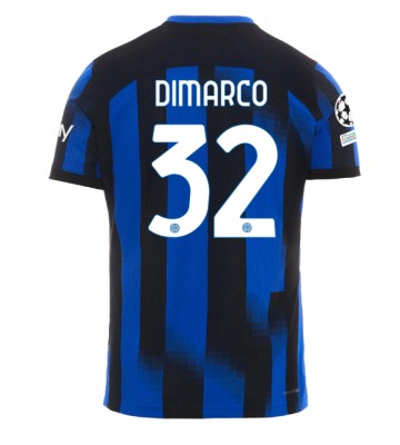 Inter Milan Federico Dimarco #32 Primera Equipación 2023-24 Manga Corta